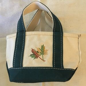 NWOT L.L.Bean Mini Boat and Tote